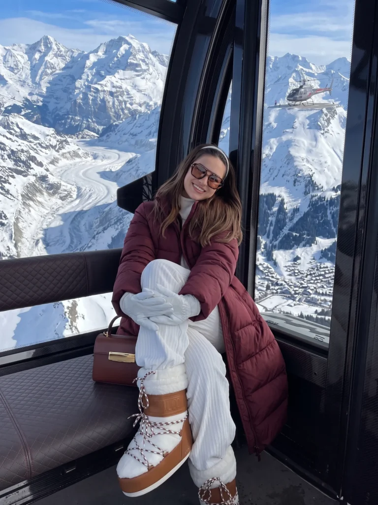 Monochromatic Winter White with Shearling Boots