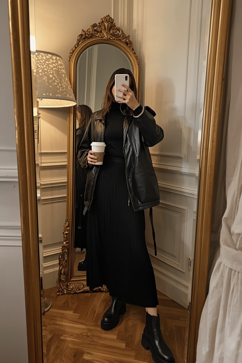 Black Maxi Skirt