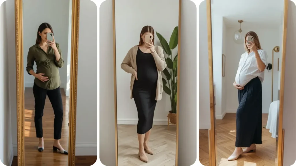 Pregnant Office Outfit Ideas