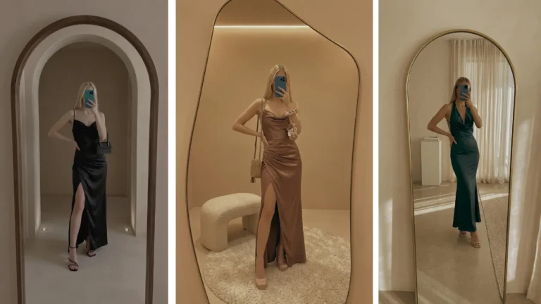 10 Chic Satin Dress Outfit Ideas for Late Night Parties