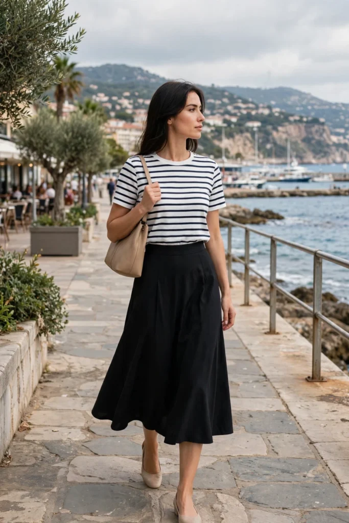 Pair Your Midi With Tops That Add Shape